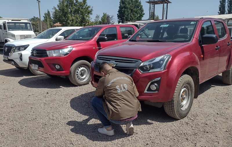Andes on line SIP de carabineros recupera siete que no